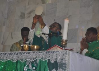 Joy as Ideani Catholic community receives their newly ordained indigenous priest Fr Michael Okosa, gifted him with car