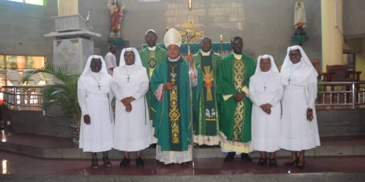 IHM Sisters Host Peter Cardinal Okpalaeke