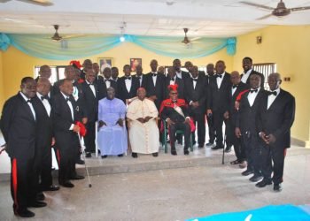 Knights of St Mulumba,St Michael Sub-council Fegge,Onitsha,host Cardinal Arinze