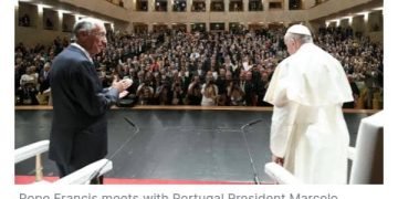 World Youth Day 2023:Pope Francis arrives Lisbon,urges promotion of peace,families and environment