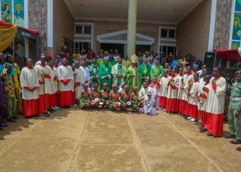 St Theresa’s parish 33,  Mba Farm plays host to Archbishop Valerian Okeke, congratulates him @ 70