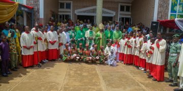 St Theresa’s parish 33, Mba Farm plays host to Archbishop Valerian Okeke, congratulates him @ 70