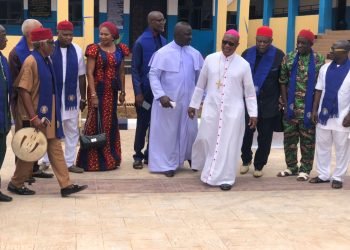Archbishop Valerian Okeke Blesses and Commissions 1200 Capacity Hostel Block at St John Technical College Alor
