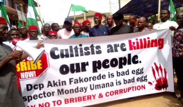 Awka Indigenes Demand Sack of Police Personnel Over Cult Killings