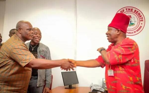 ABULE-ADO DEMOLITIONS:House owners visit Sen. Umeh, hail his proactive representation