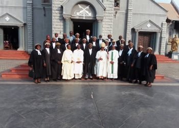 Archbishop Valerian Okeke hosts Catholic Lawyers at end of year thanksgiving