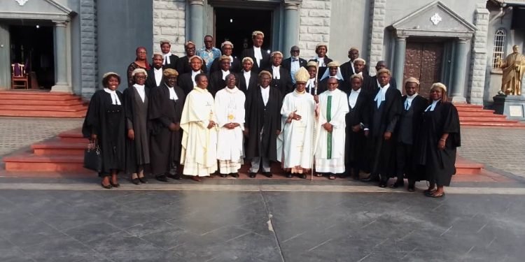 Archbishop Valerian Okeke hosts Catholic Lawyers at end of year thanksgiving