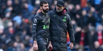 Jurgen Klopp offers mixed update on Alisson and Diogo Jota injuries