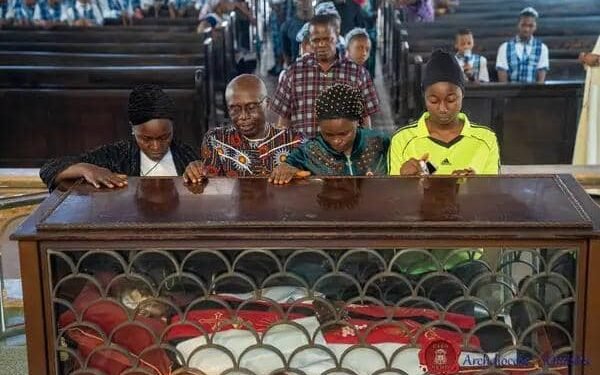 60th death anniversary of Blessed Michael Iwene Tansi:”We are blessed having his remains with us,and his soul in Heaven”, -Archbishop Okeke