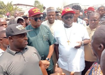 Anambra Speaker, Soludo’s Aide Assess Relocated Ogbaru Market