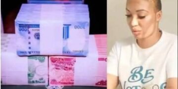 Nigerian actress jailed 6 months for spraying, stepping on new Naira notes