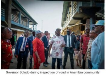 Soludo terminates road contract in Anambra community