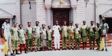 MOD Basilica Unit Install Patrons and Patronesses