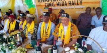 Two years in office: Group stages mega rally, lauds Gov. Soludo over giants strides.