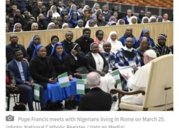 Pope Francis Gives Thanks to Young Nigerian Priests and Nuns Who Answered God’s Call