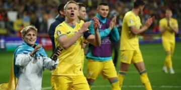 Oleksandr Zinchenko hails Ukrainian soldiers after ‘dream’ win sends nation to Euro 2024