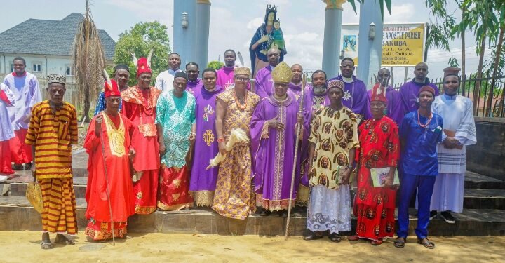 Jubilation as Archbishop Valerian Okeke pays pastoral visit to St. John ...