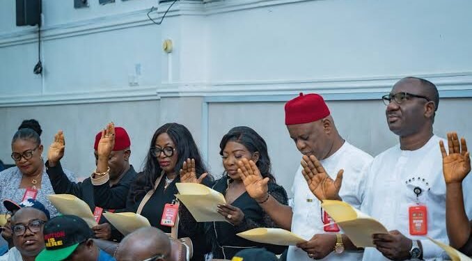 Gov Soludo Swears in 18 New Perm Secs