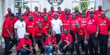 Soludo Hosts Ex-Rangers, Describes them as Living Legends