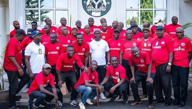 Soludo Hosts Ex-Rangers, Describes them as Living Legends
