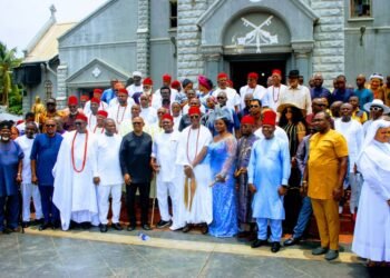 Grandeur as law maker,Hon Idu Emeka attends thanksgiving mass at Onitsha Basilica-Igwe Achebe,Peter Obi,Umeh,Nwoye,others Grace occasion