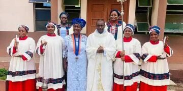 St Charles Borromeo Specialist Hospital Chaplaincy in joyous mood on Mothering Sunday