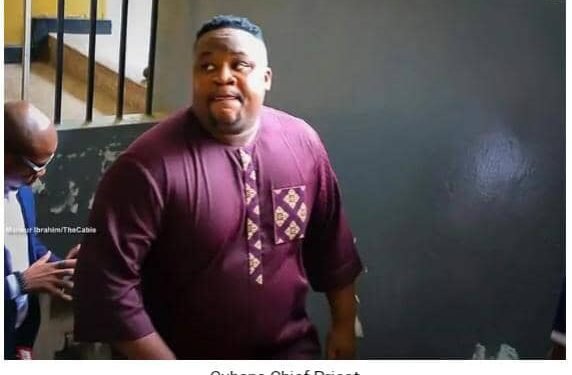 Naira Abuse: Court grants Cubana Chief Priest N10m bail after pleading not guilty