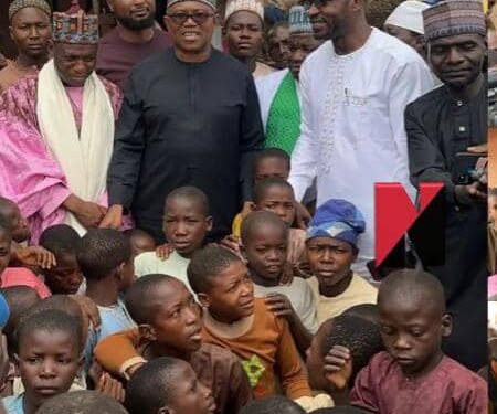 Peter Obi champions inclusive education, donates N10M to Almajiri school in Kaduna