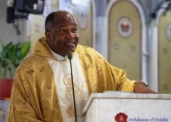 Onitsha Archdiocesan Chancellor,Rev Fr Dr Emeka Aroh explains the purpose of attending Holy Masses