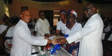 Onitsha Archdiocesan CWO honours Professors Kate Omenugha and Vera Nwadinobi,sends off former chaplain,Rev Fr Calistus Akora