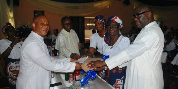 Onitsha Archdiocesan CWO honours Professors Kate Omenugha and Vera Nwadinobi,sends off former chaplain,Rev Fr Calistus Akora