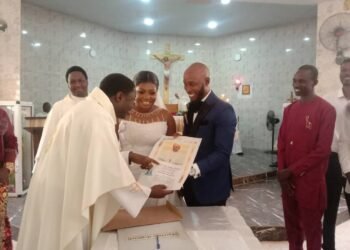 Monsignor Joseph Atado tasks couples on faithfulness; forgiveness