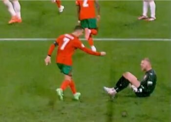 Cristiano Ronaldo taunts Czechia goalkeeper in controversial Portugal celebration at Euro 2024