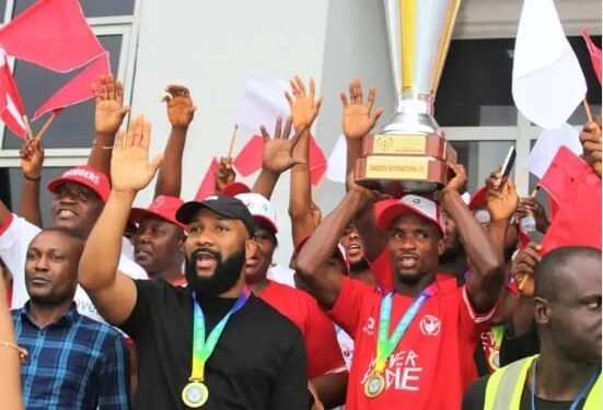 Rangers, fans celebrate NPFL trophy in grand style, say Gov Mbah made the difference