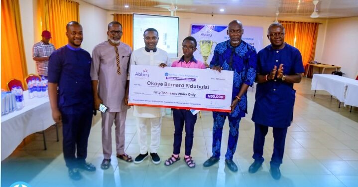 Best Mathematician in Nnobi emerges as Sir Pius Ufudo Foundation ends second mathematics quiz competition, doles out Scholarships and Gifts to Students and Schools