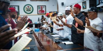 Soludo swears in new TC chairmen,tasks them on feeling grassroot development