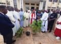 Cardinal Arinze plants symbolic tree to kick off Ojukwu Universityone-million tree planting campaign