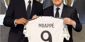 Kylian Mbappe unveiled as Real Madrid player, to wear no.9 jersey