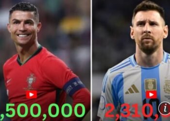 Cristiano Ronaldo beats Lionel Messi YouTube channel by over 12 millions hours after launch