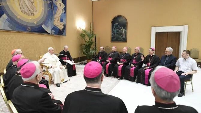 Pope Francis Meets Middle East Catholic Bishops Amid Rising Fears of War in the Region