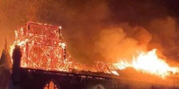 French Priest Saves Blessed Sacrament From Burning Catholic Church