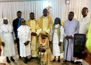 Archbishop Okeke felicitates Centenarian on 100th birthday