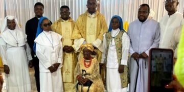 Archbishop Okeke felicitates Centenarian on 100th birthday