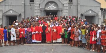 Jubilation as Shanahan University Onitsha is inaugurated by Archbishop Okeke-about 300 students present for lectures-Obi supports school with N50m
