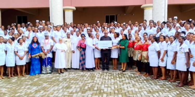 Excitement as Obi supports St Charles Borromeo College of Nursing Sciences Onitsha with 10 million naira