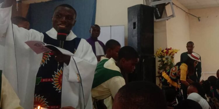 HCA, YOMM Good Shepherd Parish, Zaria Induct New Members