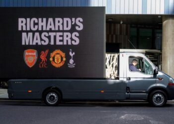 Man City fans stage protest outside Premier League headquarters