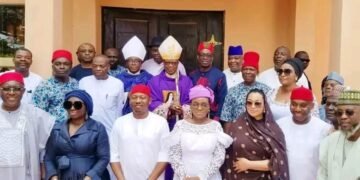 Eulogies as Senator Tony Nwoye buries Father late Lawrence Okaa Nwoye