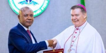 Vatican State Ambassador extols Gov Mbah’s values in promoting humanity