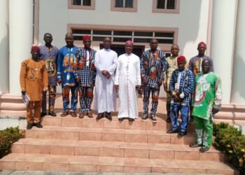 Onitsha Provincial CMO Executive commend Archbishop Okeke on successful take off of Shanahan University,Onitsha